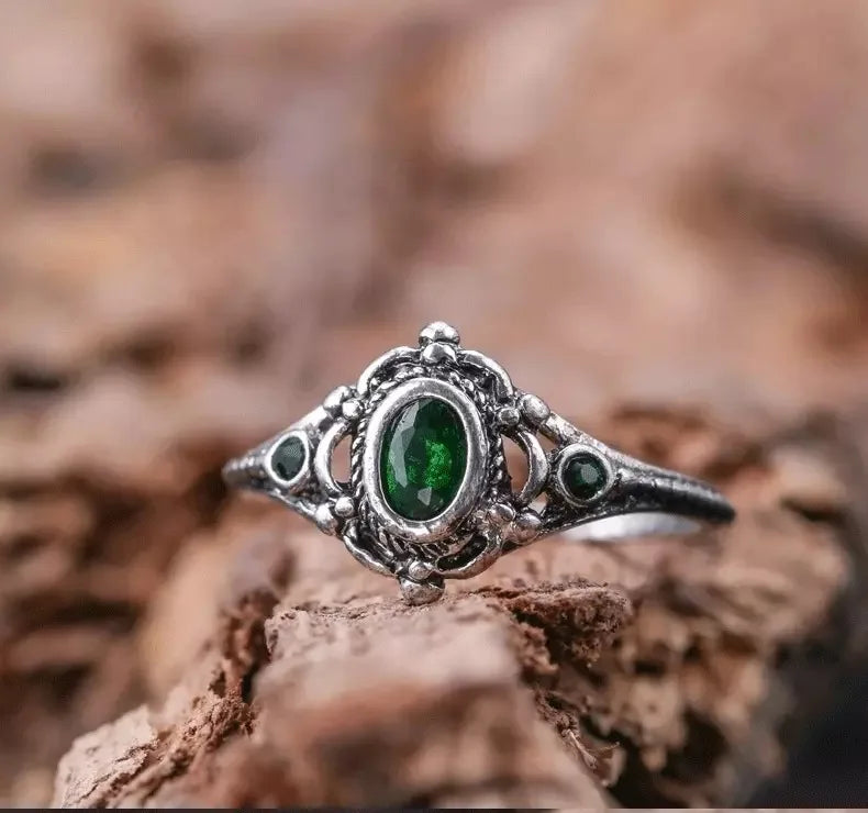 Hayden Brooke | Vintage Emerald BOHO Ring