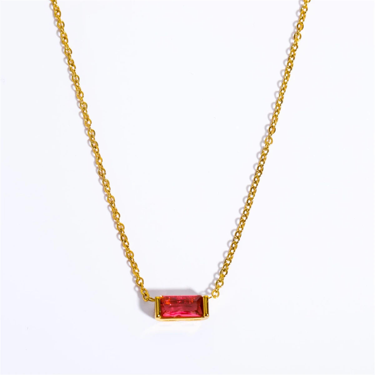 Hayden Nevaeh | Stainless Steel Birthstone Necklace