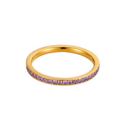Hayden Carla |  Mini Zircon Birthstone Rings
