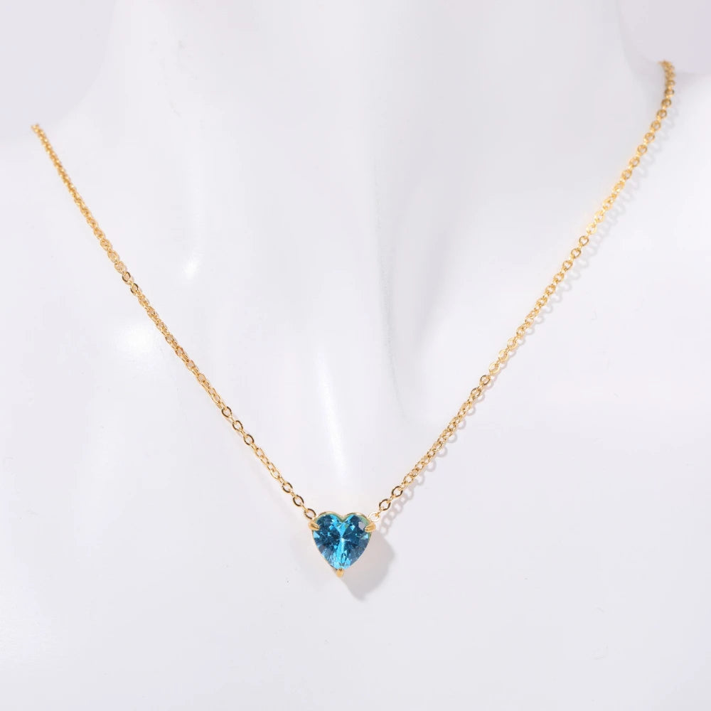 Hayden Sage | Birthstone Necklace Hearth Stone