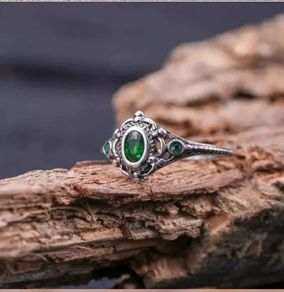 Hayden Brooke | Vintage Emerald BOHO Ring