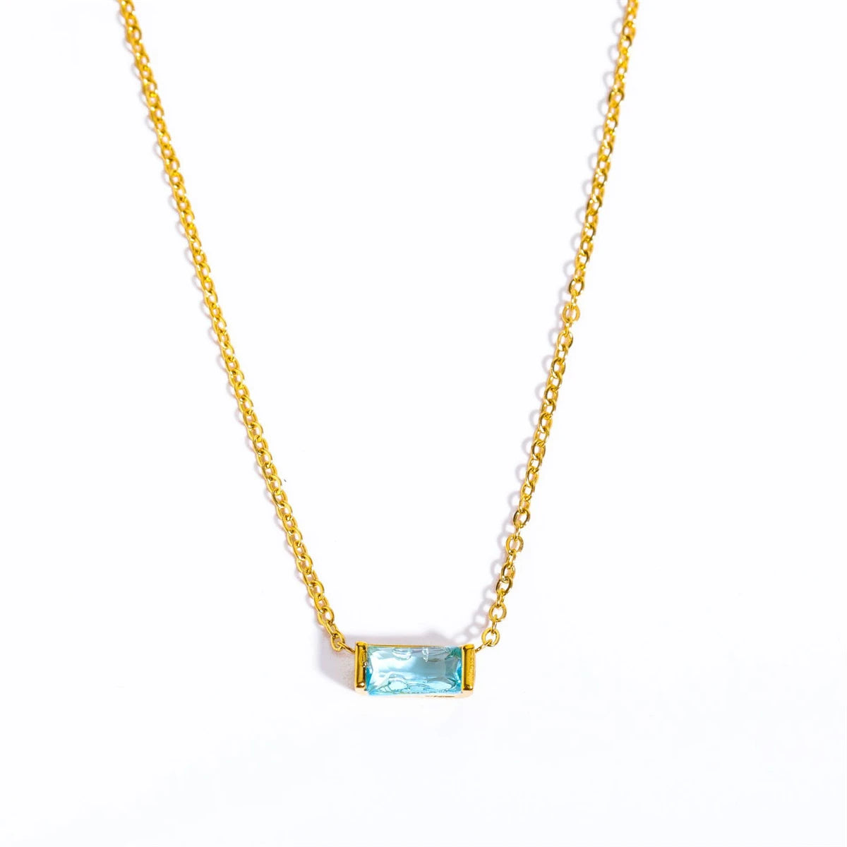 Hayden Nevaeh | Stainless Steel Birthstone Necklace