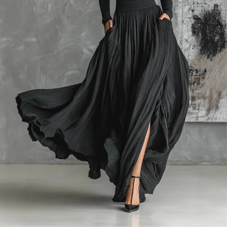 Hayden Aline™ | High Waist Maxi Skirt Plus Shirt