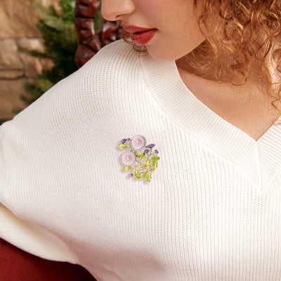 Hayden Ena | Special Vintage Floral Brooch