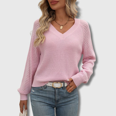 Hayden Mandie | Elegant V-Neck Sweater