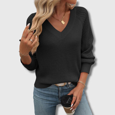 Hayden Mandie | Elegant V-Neck Sweater