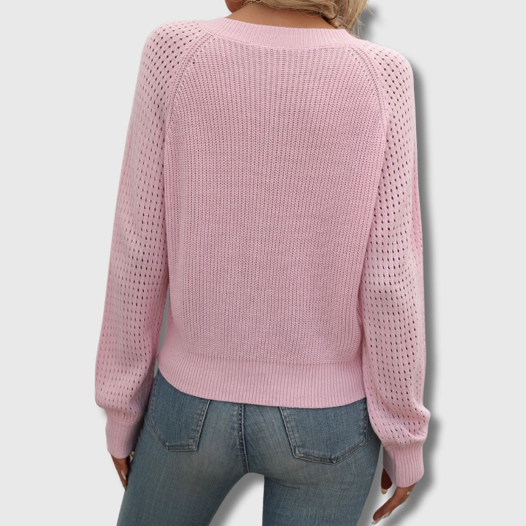 Hayden Mandie | Elegant V-Neck Sweater