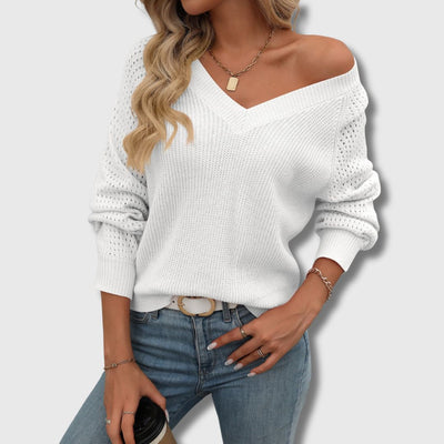 Hayden Mandie | Elegant V-Neck Sweater