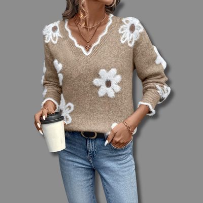 Hayden Sharon™ | Flower Sweater