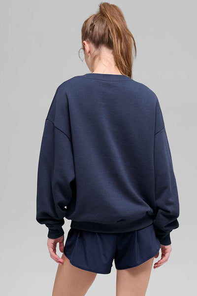Accolade Crew Neck Pullover - Navy