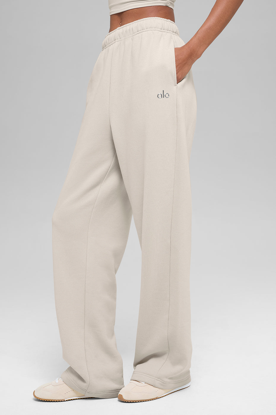 Accolade Straight Leg Sweatpant - Bone
