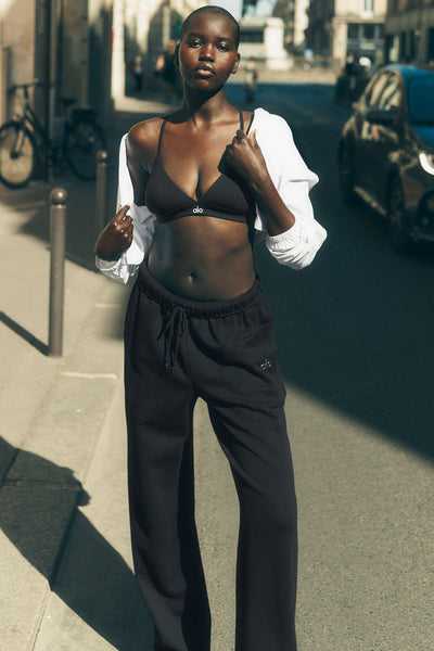 Accolade Straight Leg Sweatpant - Black