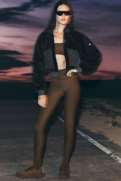 7/8 High-Waist Airlift Legging - Espresso