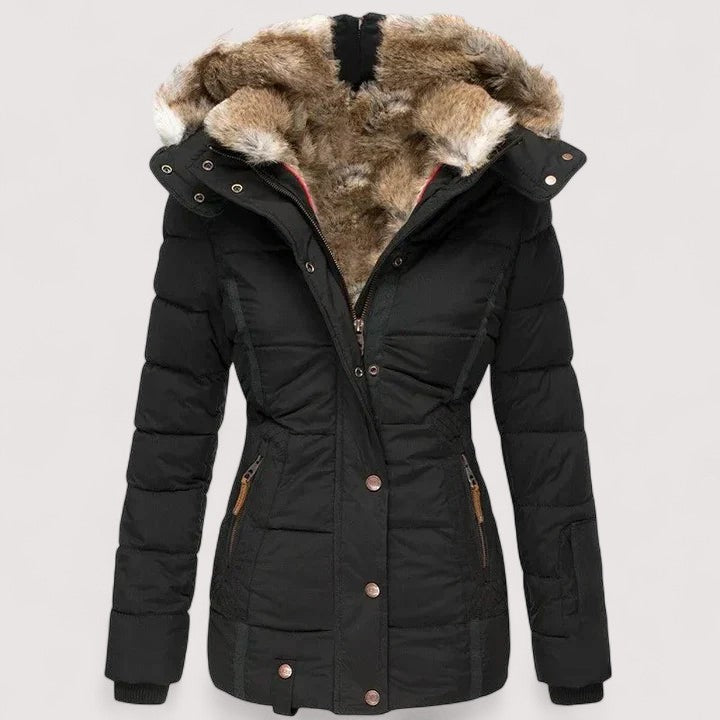 Marylin™ – Manteau d’hiver chaud avec doublure en fourrure