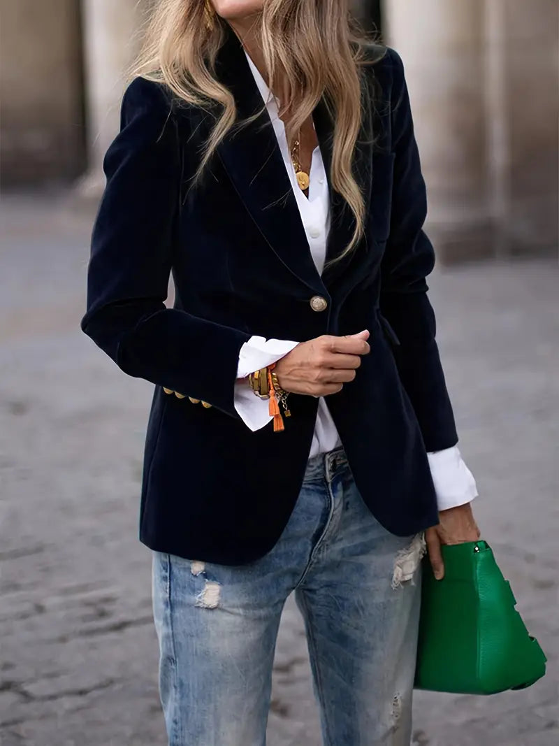 Hayden Julissa | Elegant Velvet Jacket