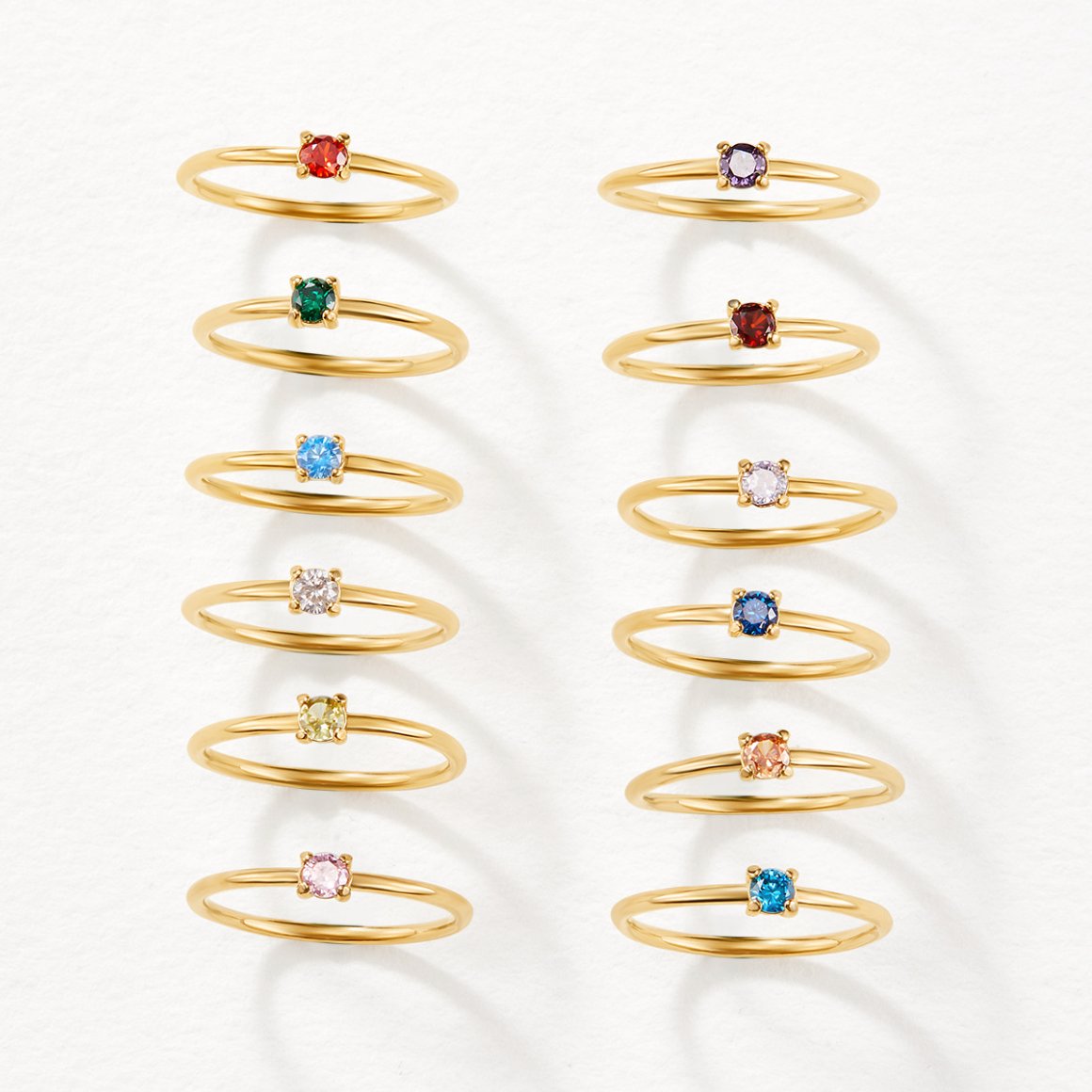 Hayden Daisy | Unique Birthstone Rings