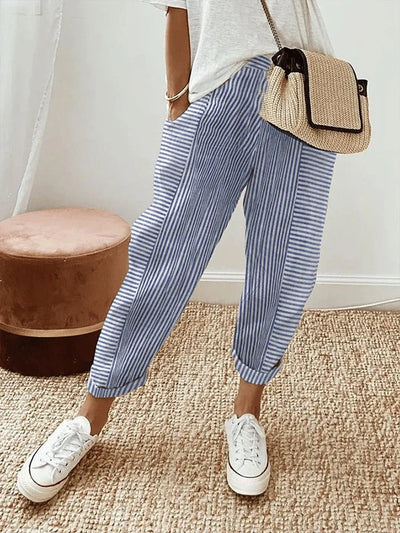Hayden Nyra | Striped Pants