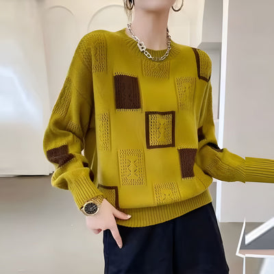 Hayden Kristen™ | Elegant Squares Sweater