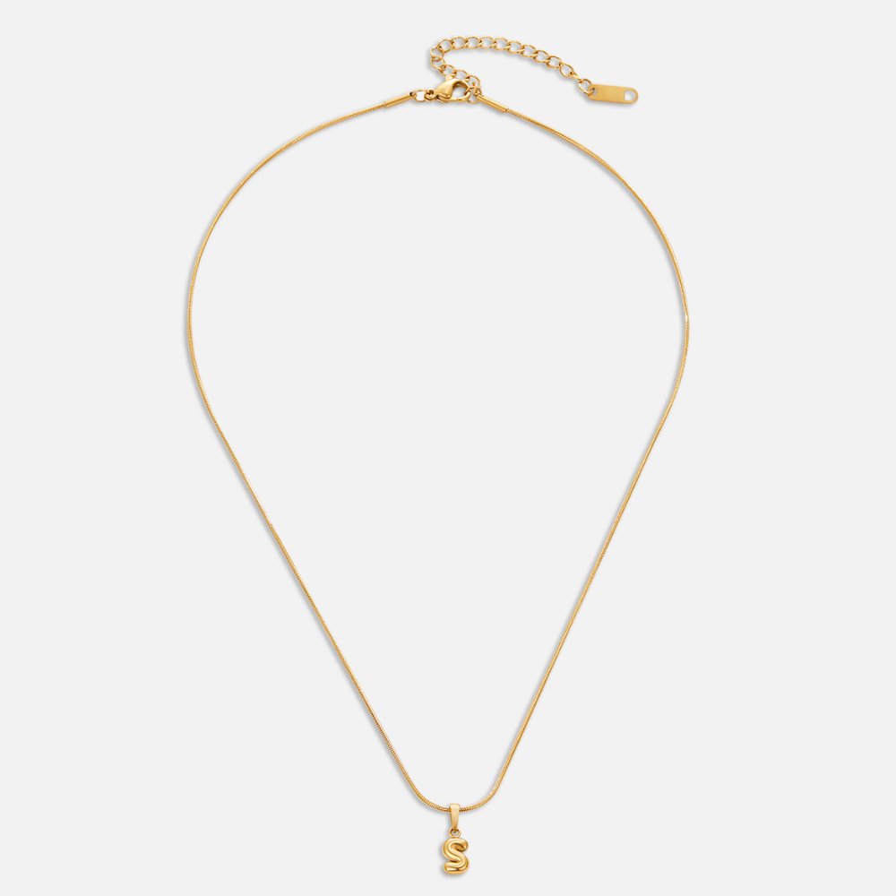 Hayden Aila | Chic Bubble Letter Necklace