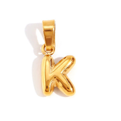 Hayden Aila | Chic Bubble Letter Necklace