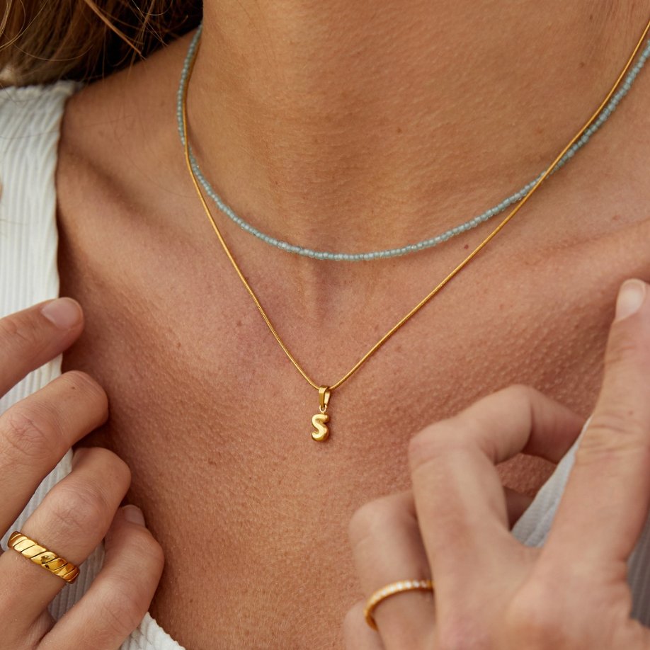 Hayden Aila | Chic Bubble Letter Necklace