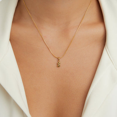Hayden Aila | Chic Bubble Letter Necklace