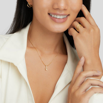 Hayden Aila | Chic Bubble Letter Necklace