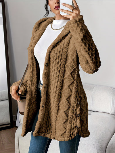 Hayden Soof | Plush Hooded Cardigan