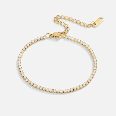 Hayden Summer | Gold Tennis Bracelet