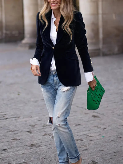 Hayden Julissa | Elegant Velvet Jacket