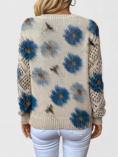 Hayden Trista™ | Elegant Floral Pullover