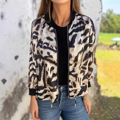 Hayden Margot | Elegant Zebra Print Jacket