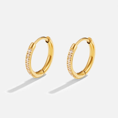 Hayden Lanie | Eternity Hoop Earrings