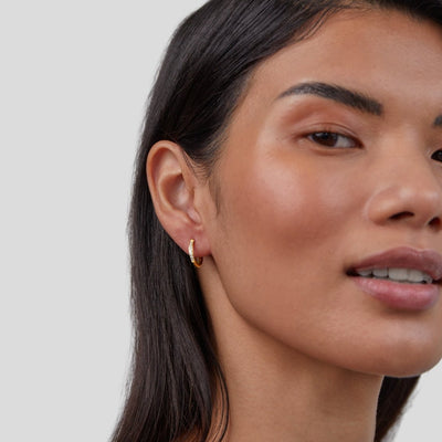 Hayden Lanie | Eternity Hoop Earrings