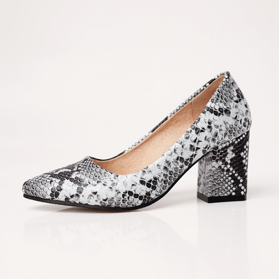 Hayden Patricia | Snake-Embossed Pumps