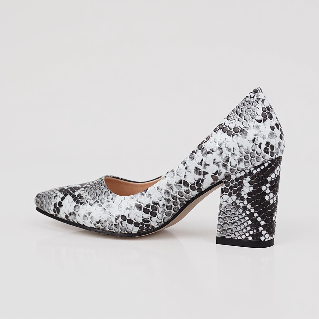 Hayden Patricia | Snake-Embossed Pumps
