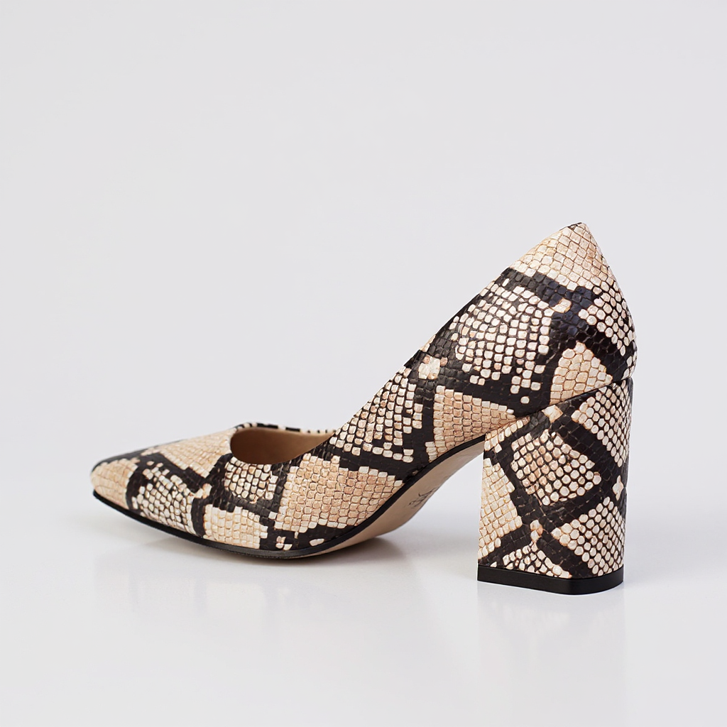 Hayden Patricia | Snake-Embossed Pumps