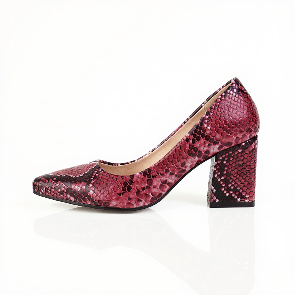 Hayden Patricia | Snake-Embossed Pumps