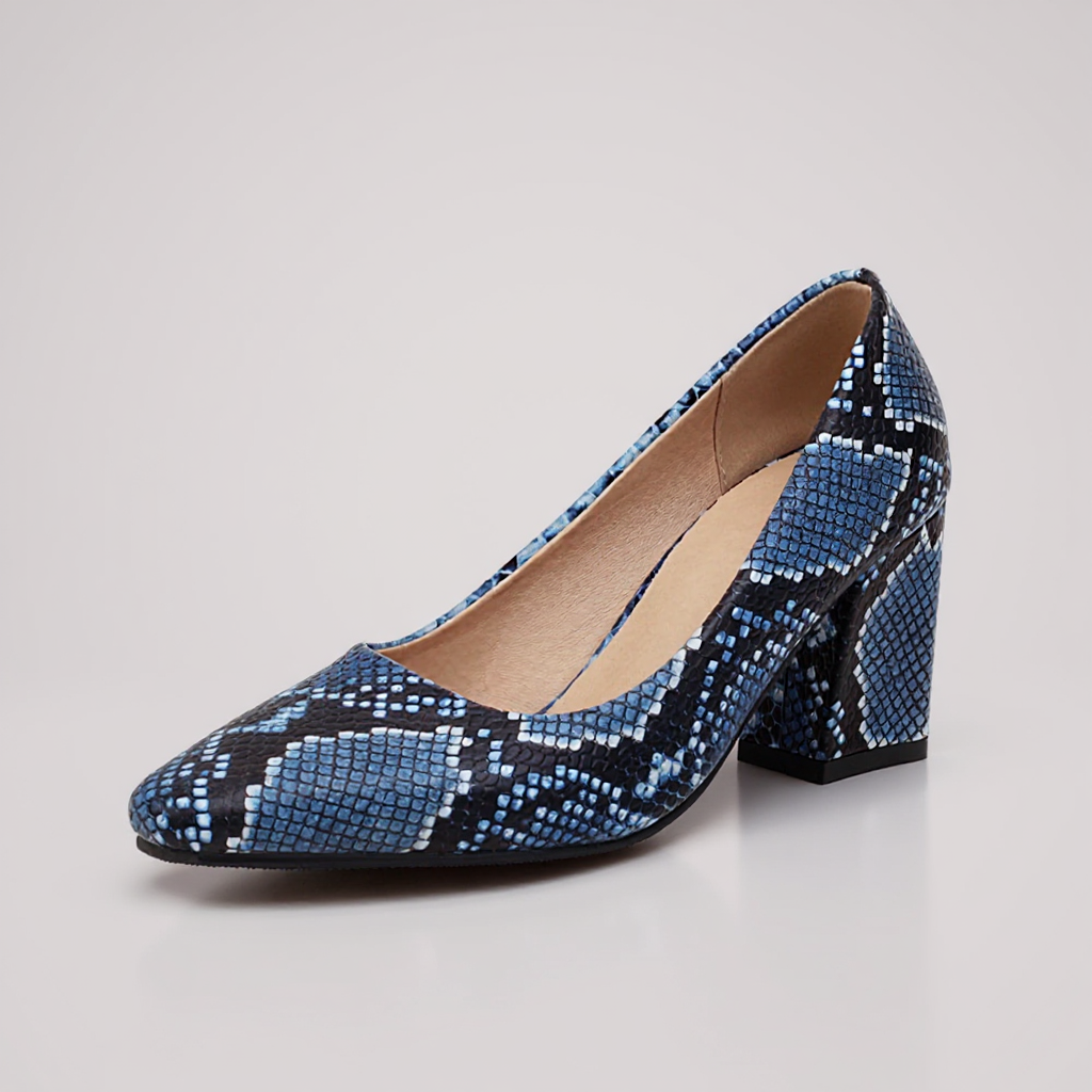 Hayden Patricia | Snake-Embossed Pumps