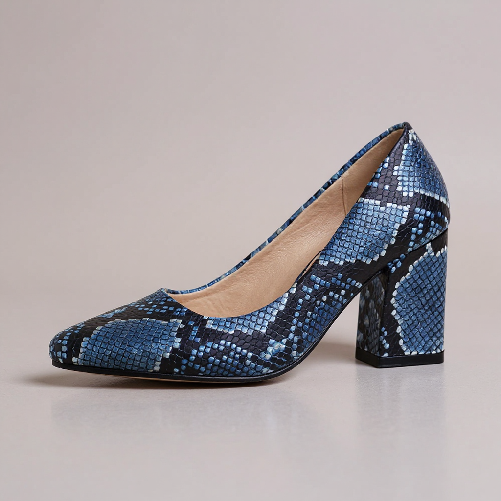 Hayden Patricia | Snake-Embossed Pumps