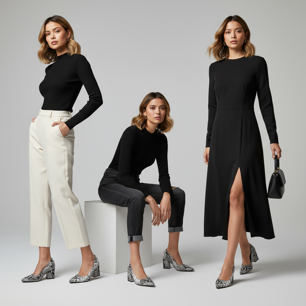 Hayden Patricia | Snake-Embossed Pumps