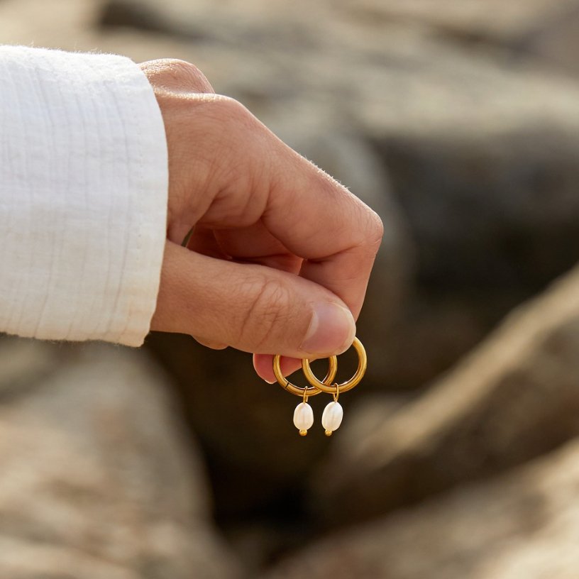 Hayden Molly | Freshwater Pearl Earrings