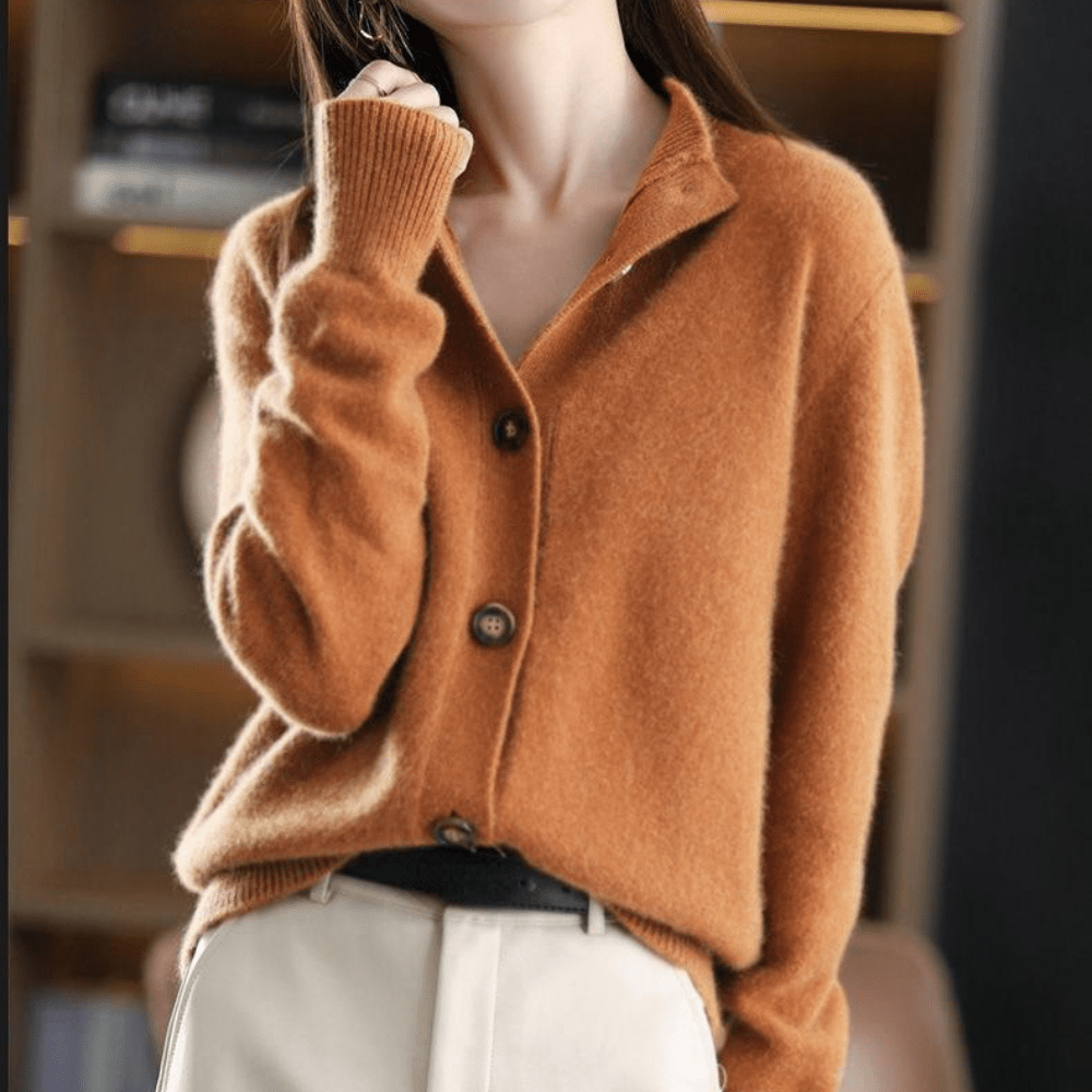 Hayden Calyssa™ | Knitted Cashmere Cardigan