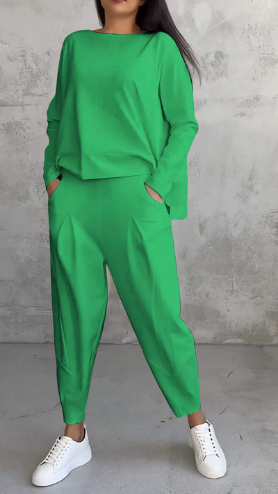 Hayden Sarah | Long Sleeve Top & Pants Set