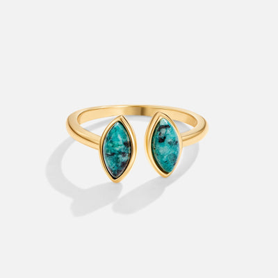 Hayden Chrystal | Luxury Green Wrap Ring