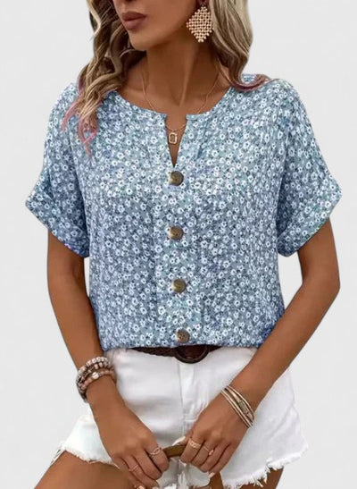 Hayden Sabrine | Elegant Floral Summer Top
