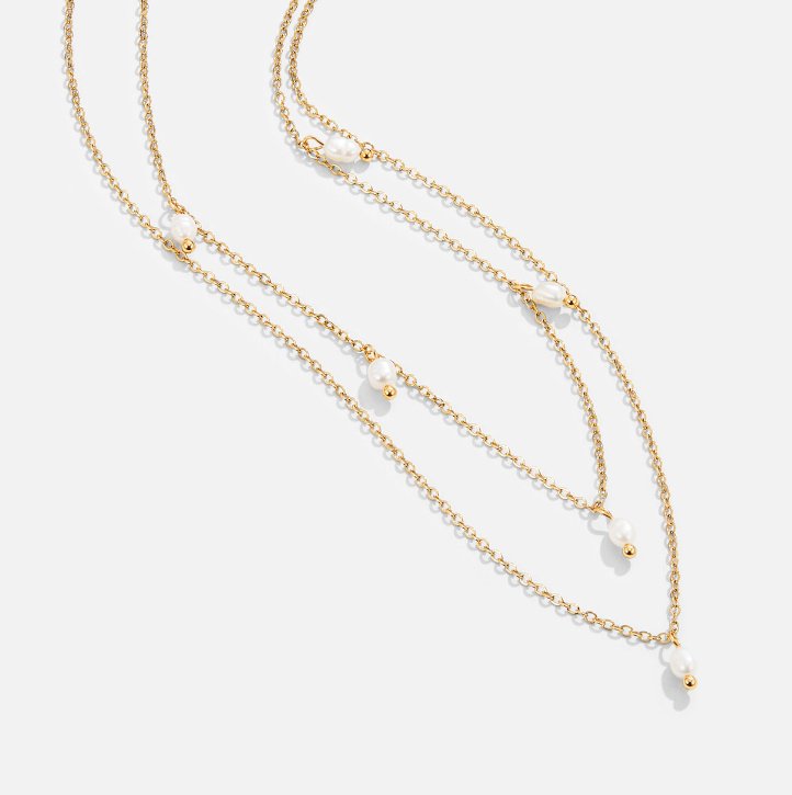 Hayden Kay | Pearl Drop Layered Necklace