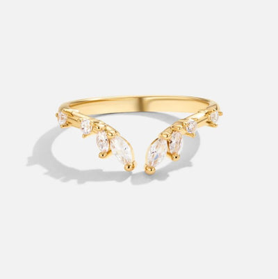 Hayden Peace | Crystal Gold Vine Ring