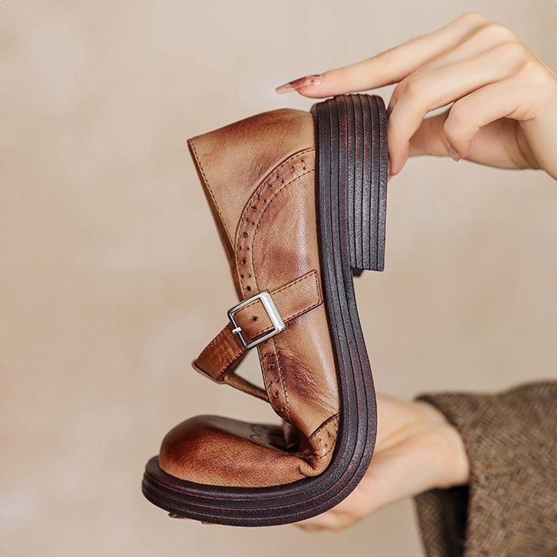 Hayden Mary | Elegant Mary Janes in leather