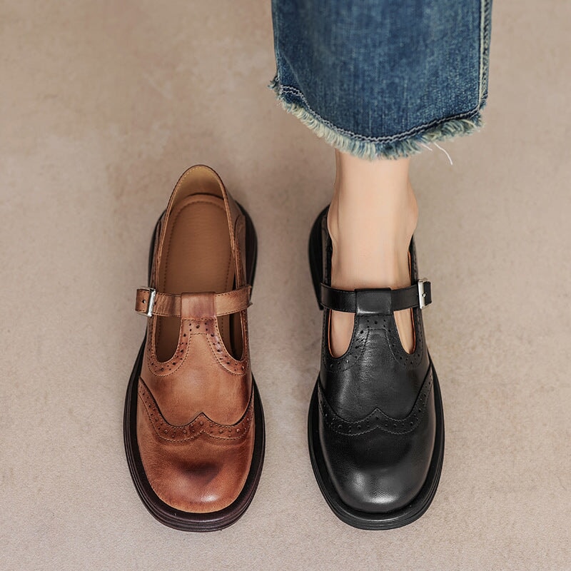 Hayden Mary | Elegant Mary Janes in leather